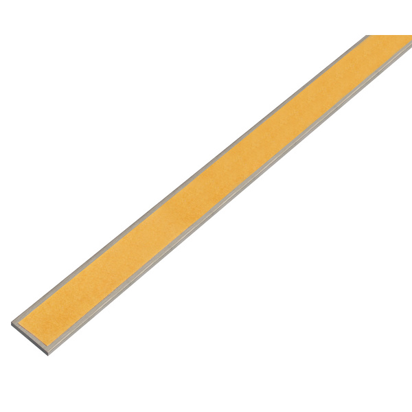 Flachstange, selbstklebend, Alu, edelstahldesign, dunkel, LxBxS 1000x15x2mm