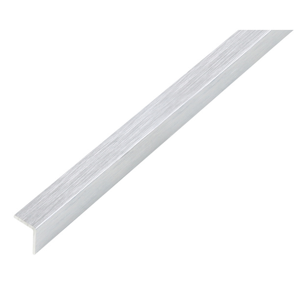 Winkelprofil, selbstkl.gleichsch.Alu, edelstahldesign, hl, LxBxHxS 1000x15x15x1mm