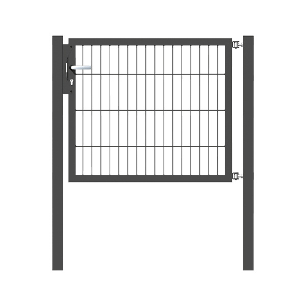 Tor Doppelstabmatte Stahl feuerverzinkt anthrazit "Flexo"