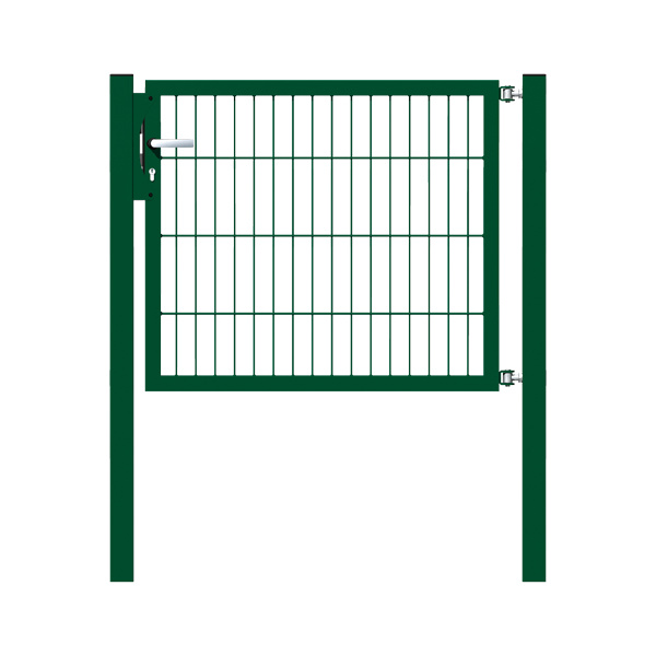 Tor Doppelstabmatte Stahl feuerverzinkt grün "Flexo"