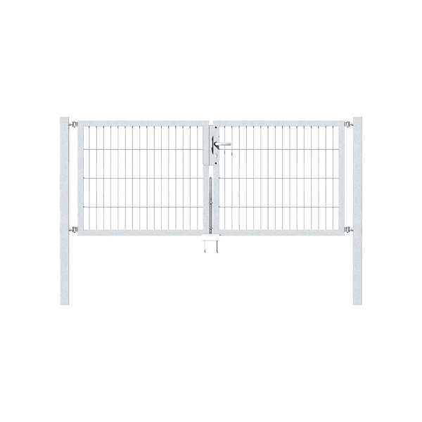 Tor Doppelstabmatte 2-flügelig Stahl feuerverzinkt "Flexo"