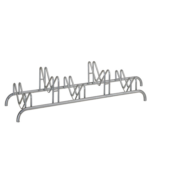 Mehrfach-Fahrradständer freist., fvz, Einstellplätze 5, LxT 1450x515mm