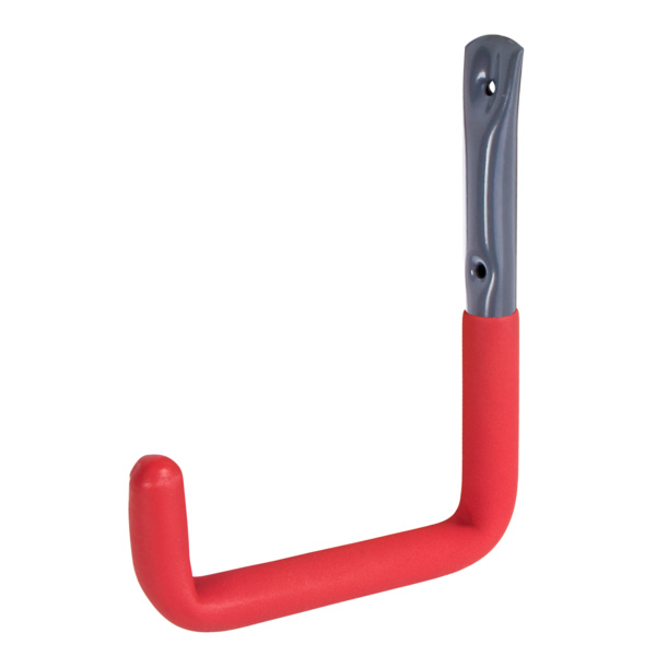 Wandhaken, verzinkt, grau Kst.b., HxT 215x153mm, Stärke Ø18mm