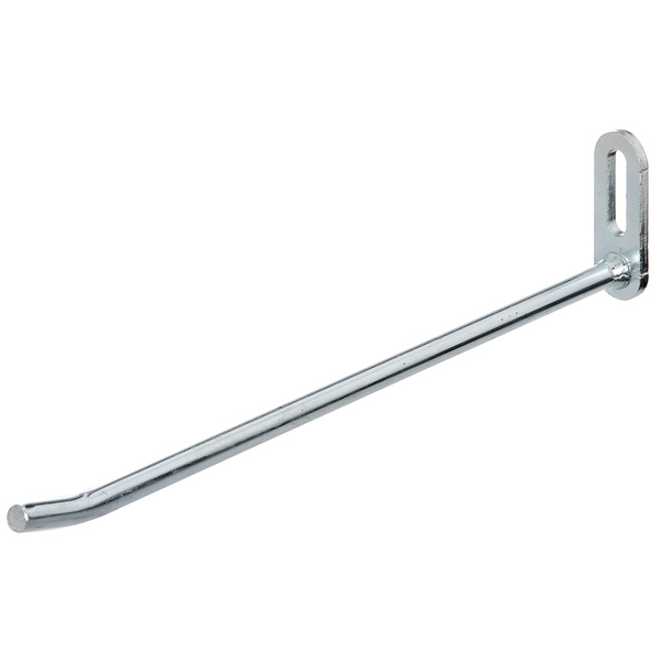 Lochplattenhaken, galv. blau verzinkt, Ø7mm, Tiefe Haken 200mm