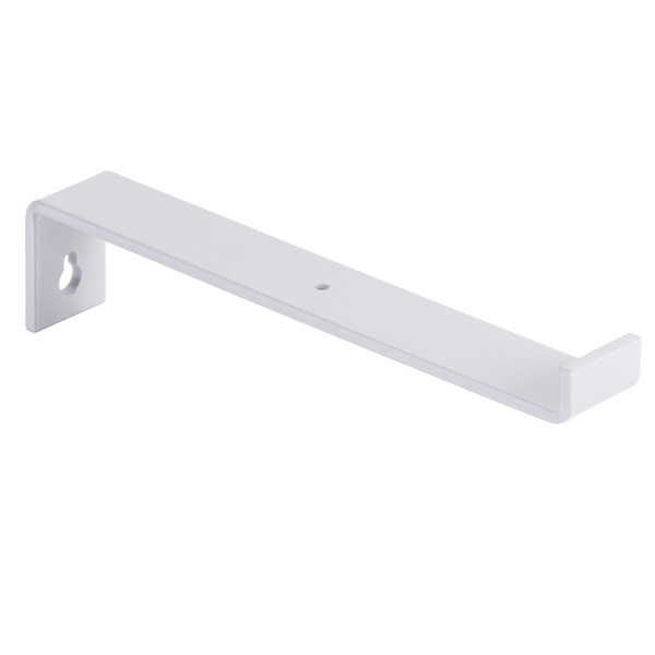 Regalträger Ben, weißaluminium glänzend kunststoffbeschichtet RAL 9006, HxTxBxS: 62x209x30mm