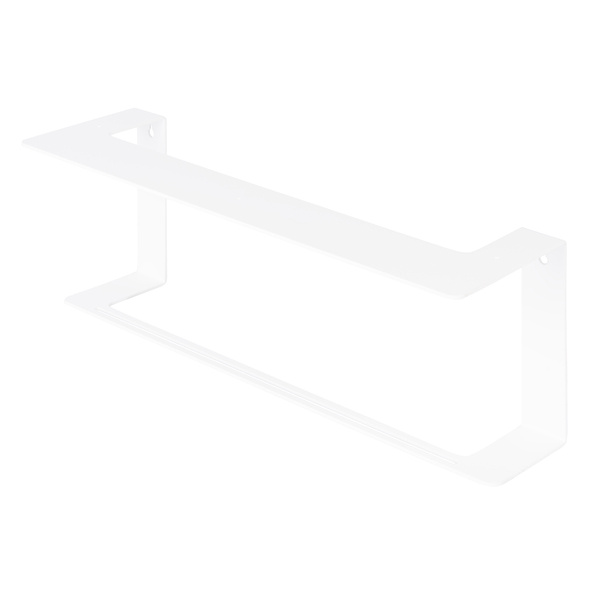 Regalträger Donna, weiß mit Feinstruktur kunststoffbeschichtet RAL 9016, HxTxBxS: 180x150x500mm