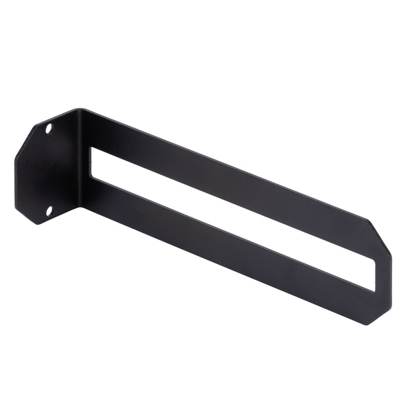 Regalträger Finn, matt schwarz mit Feinstruktur kunststoffbeschichtet RAL 9005, HxTxBxS: 60x220x50mm