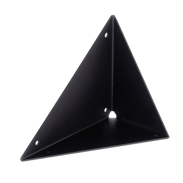 Regalträger Ina, matt schwarz mit Feinstruktur kunststoffbeschichtet RAL 9005, HxTxBxS: 180x102x150mm