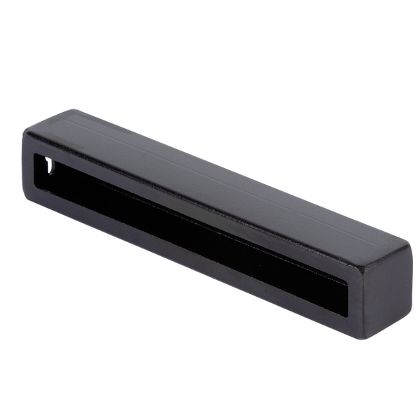 Regalträger Jona, kataphoretisch aufgetragener schwarzer Tauchlack, 40x220x40mm