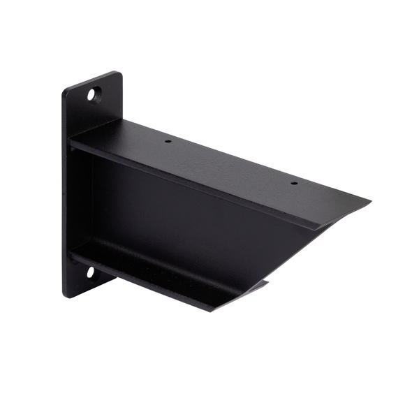 Regalträger Loki, matt schwarz mit Feinstruktur kunststoffbeschichtet RAL 9005, HxTxBxS: 130x203x46mm