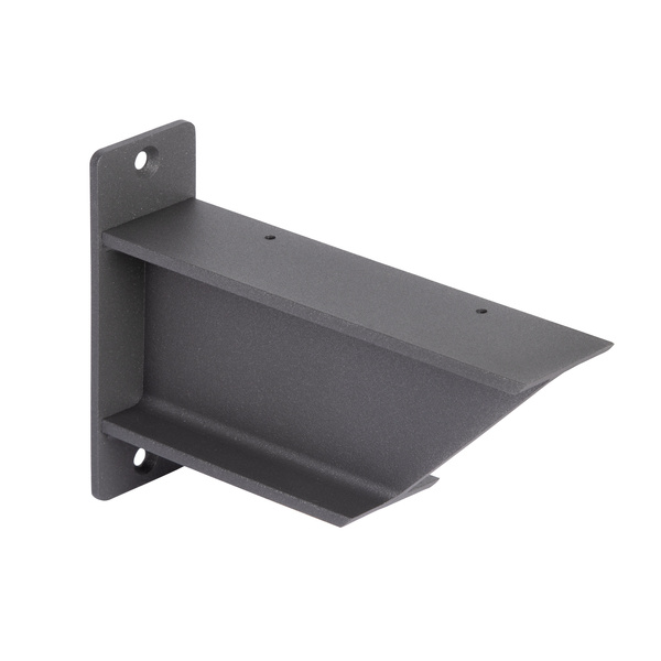 Regalträger Loki, Eisenglimmer matt mit Feinstruktur kunststoffbeschichtet DB 703,130x203x46mm