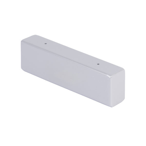 Regalträger Mona, weißaluminium glänzend kunststoffbeschichtet RAL 9006, HxTxBxS: 60x200x40mm