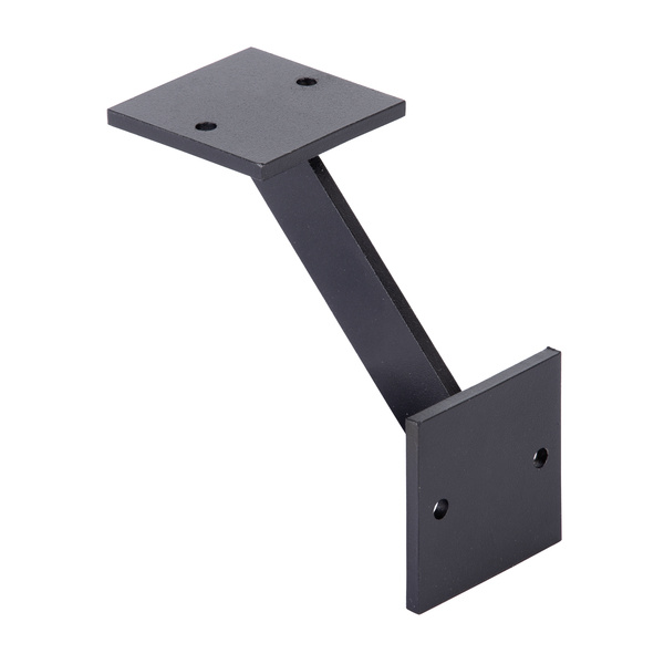 Regalträger Nick, matt schwarz mit Feinstruktur kunststoffbeschichtet RAL 9005, HxTxBxS: 50x100x100mm