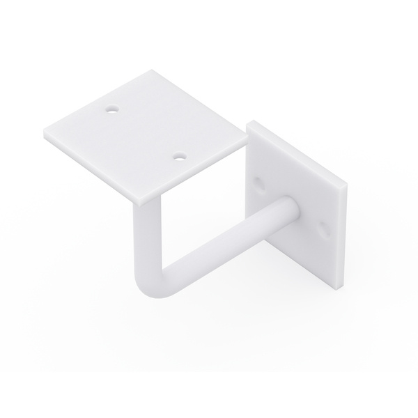 Regalträger Oli, weiß mit Feinstruktur kunststoffbeschichtet RAL 9016, HxTxBxS: 50x100x100mm