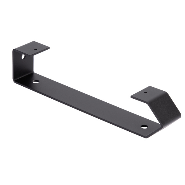 Regalträger Pia, matt schwarz mit Feinstruktur kunststoffbeschichtet RAL 9005, HxTxBxS: 60x305x45mm