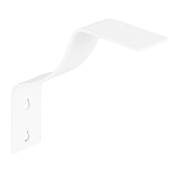 Regalträger Rico, weiß mit Feinstruktur kunststoffbeschichtet RAL 9016, HxTxBxS: 180x180x45mm