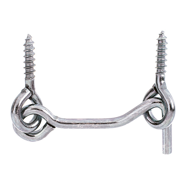 Sturmhaken, m.Öse, disp., z.Einschrauben, Haken 60xØ4mm, Karte à 1 St.