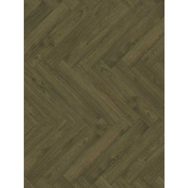 Laminatboden Eiche Mont Blanc dunkelbraun Fischgrät - Trendtime 3