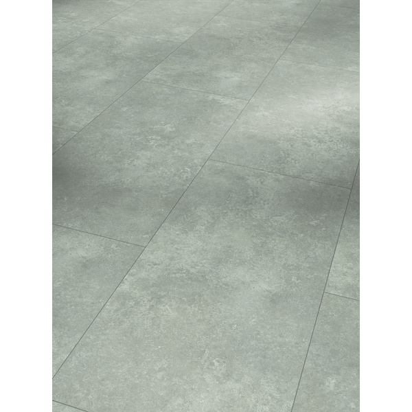 Klick-Designboden HDF Stein Atlas hellgrau Fliese - Modular One