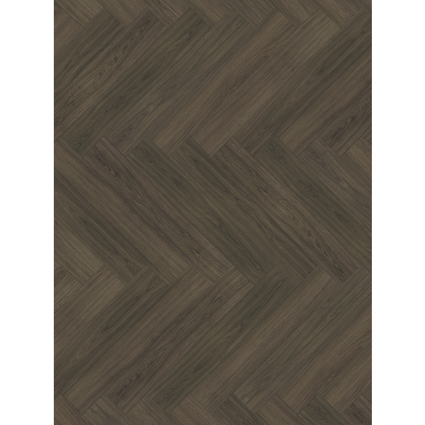 Klick-Designboden HDF Eiche Artemis kaffeebraun Fischgrät - Modular One