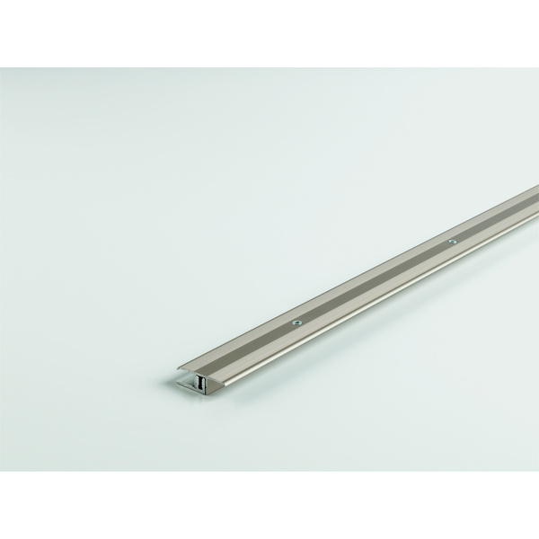 Übergangsprofil Aluminium für Vinyl/ Laminat Edelstahl 1000mm