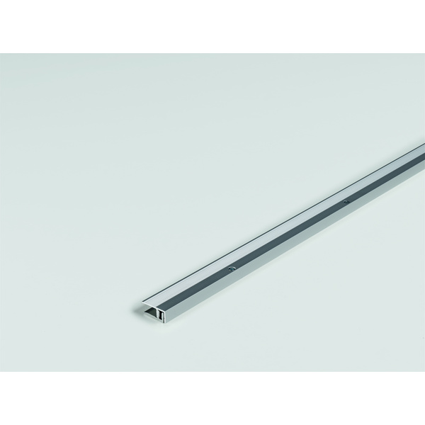 Abschlussprofil Aluminium für Parkett Silber 1000mm
