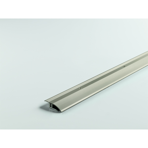 Anpassungsprofil Aluminium für Vinyl/ Laminat Edelstahl 1000mm