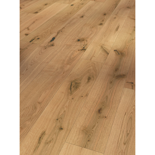 Parkett Eiche Chianti leicht geweißt Landhausdiele weiß lackiert matt Character - Classic 3025