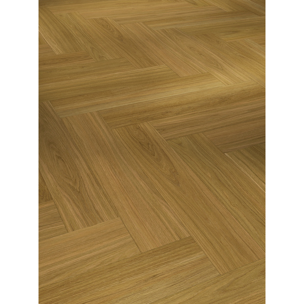 Klebe-Vinylboden massiv Eiche Oxford karamellbraun Fischgrät - Trendtime 3