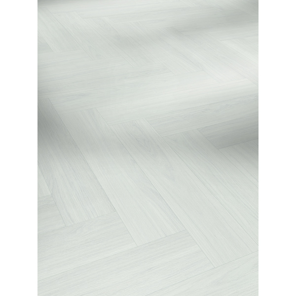 Klick-Vinylboden SPC Eiche Oxford weiß Fischgrät - Trendtime 3