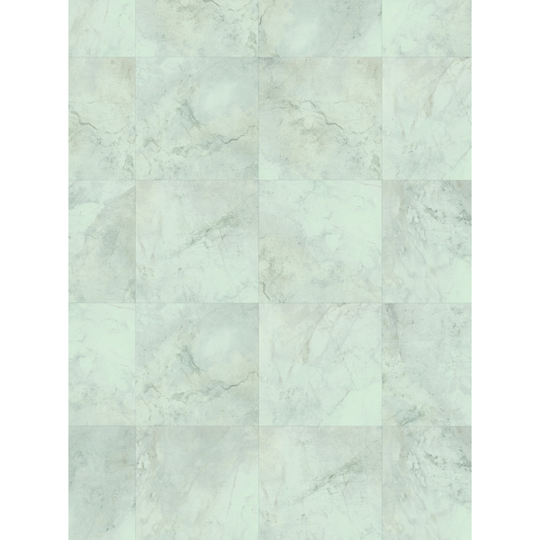 Klebe-Vinylboden massiv Abbey weiß Fliese - Trendtime 5 D