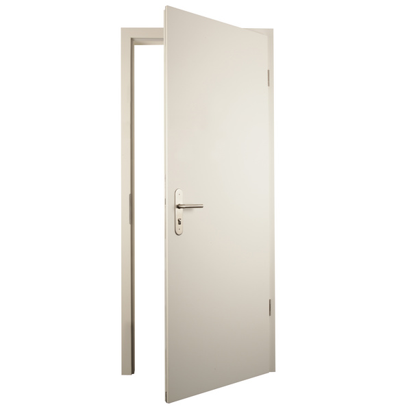 Wohnungseingangstür Weißlack ähnlich RAL 9016 KK3 SSK3 "Funktion"