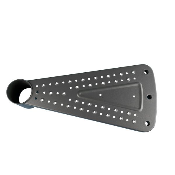 Außenspindeltreppe Gardenspin komplett Anthrazit m. 15 Stufen Metall Ø 125cm Geschossh. 328-376cm li- o rechtslfd