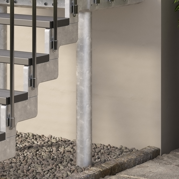 Gardentop Stütze f. Podest bis 150 cm Höhe