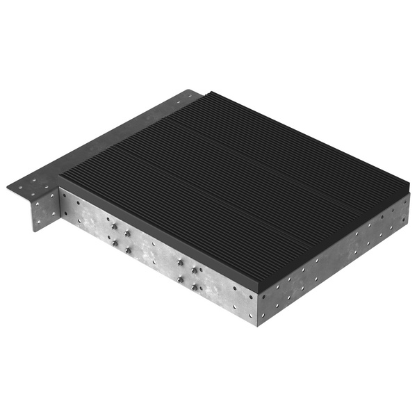 Zwischenpodest inkl. 3 Stufenaufl. Gardentop Trimax anthrazit Rahmen Metall feuerverz.