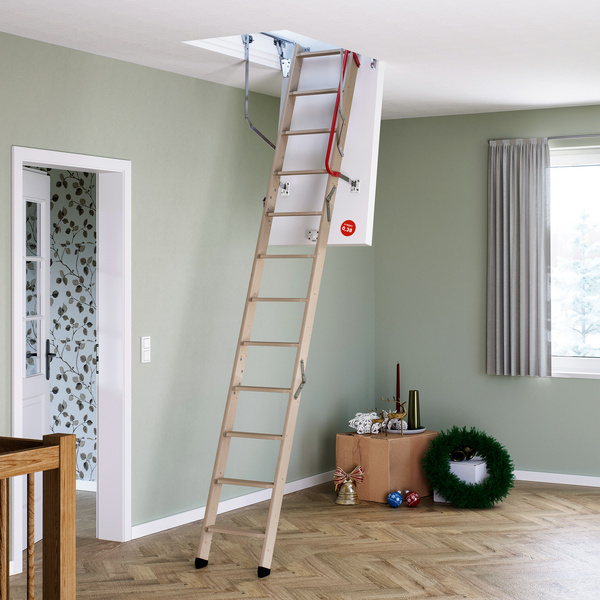 Bodentreppe clickFIX, Leiter 3tlg, lichte Raumhöhe bis 274 cm