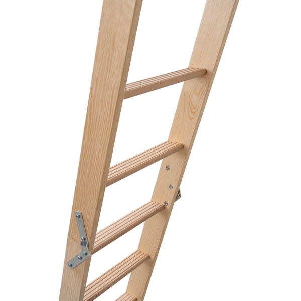 Bodentreppe extra, Sondermaß extra - Kastenhöhe 34 bis 58,4cm, inkl. 1 Stufe zusätzlich (Leiter 3tlg)