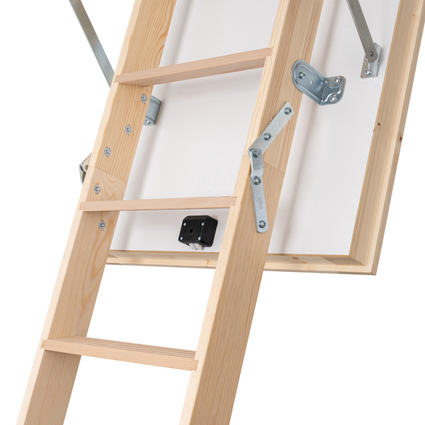 Bodentreppe extra, Sondermaß extra - Kastenhöhe 34 bis 58,4cm, inkl. 1 Stufe zusätzlich (Leiter 3tlg)