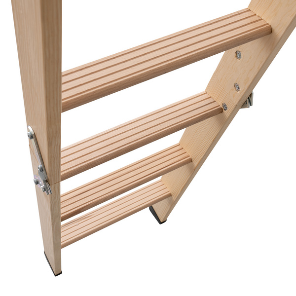 Bodentreppe extra, Sondermaß extra - Kastenhöhe 34 bis 58,4cm, inkl. 1 Stufe zusätzlich (Leiter 3tlg)