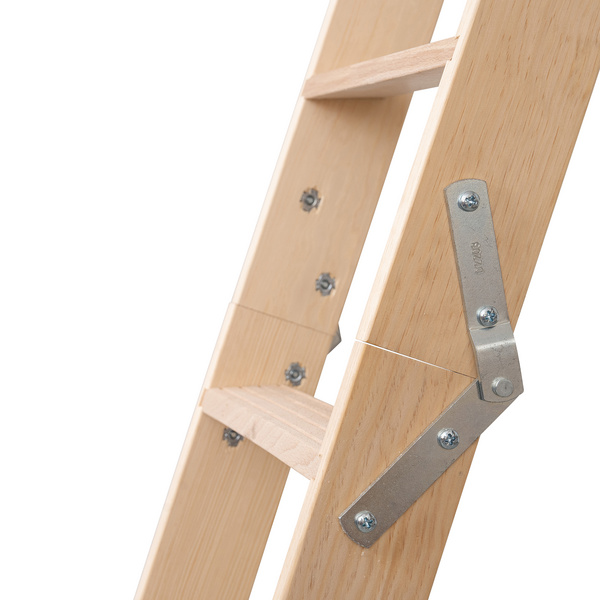 Bodentreppe extra, Sondermaß extra - Kastenhöhe 34 bis 58,4cm, inkl. 1 Stufe zusätzlich (Leiter 3tlg)