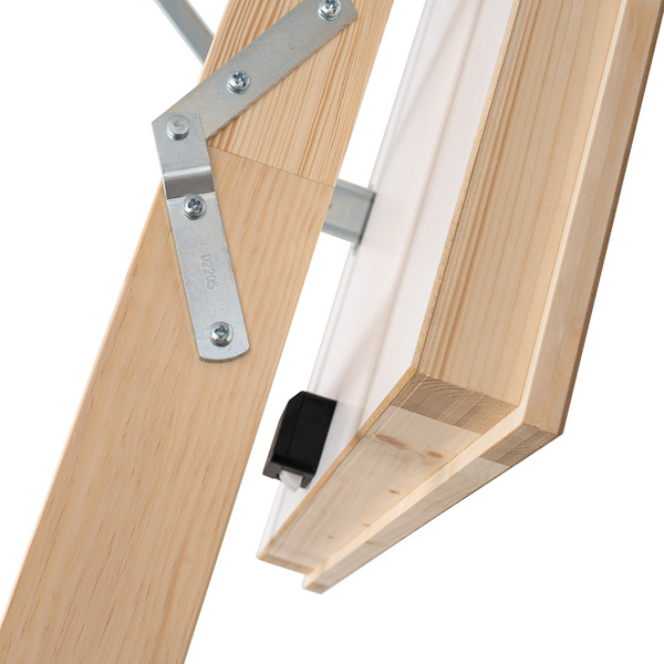 Bodentreppe extra, Sondermaß extra - Kastenhöhe 34 bis 58,4cm, inkl. 1 Stufe zusätzlich (Leiter 3tlg)