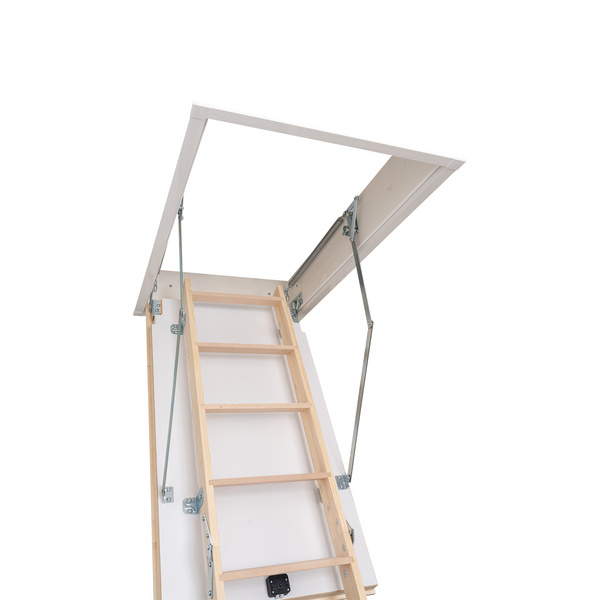 Bodentreppe extra, Sondermaß extra - Kastenhöhe 34 bis 58,4cm, inkl. 1 Stufe zusätzlich (Leiter 3tlg)