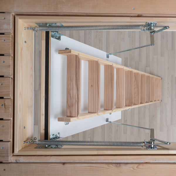 Bodentreppe F30, Sondermaß F30 - Kastenhöhe 19,1cm bis 33,9cm (Leiter 3tlg)