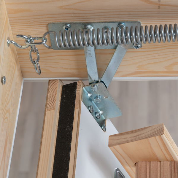 Bodentreppe F30, Sondermaß F30 - Kastenhöhe 19,1cm bis 33,9cm (Leiter 3tlg)