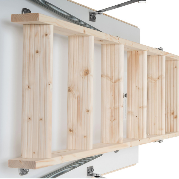 Bodentreppe kompakt, Leiter 3tlg, lichte Raumhöhe bis 285 cm