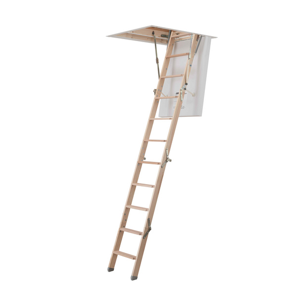 Bodentreppe mini, Leiter 4teilig, lichte Raumhöhe bis 270 cm