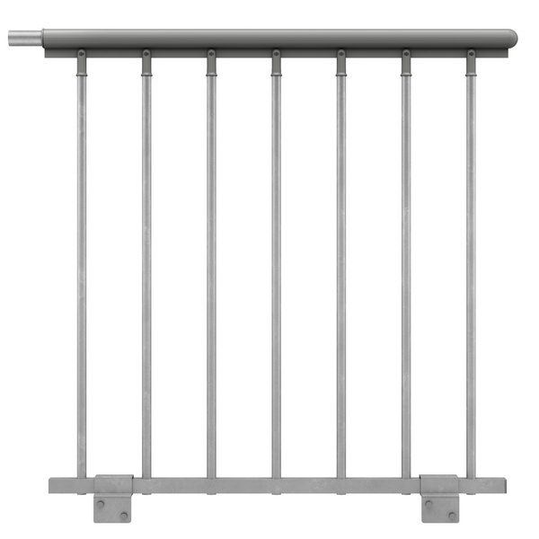 Brüstungsgeländer Erweiterungspaket- Gardenspin gerade 100cm Neue Ausführung