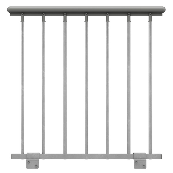 Brüstungsgeländer Startpaket-Gardenspin gerade 100cm Neue Ausführung