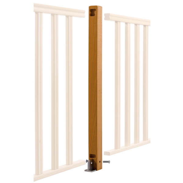 Brüstungsgeländer, Mittelpfosten, Buche unbeh. Passend für die Modelle Burgau, Paris und Bern