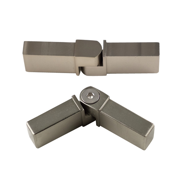 PS 503 Eckverbindungs-Set Edelstahl V2A